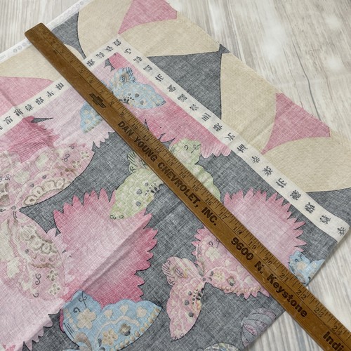 Greta Lynn Kanvas Fabric Panel Multi Color Sakura Asian Butterflies - Picture 9 of 10