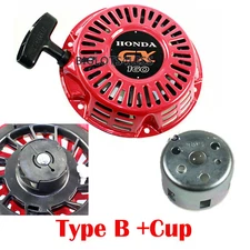 PULL START STARTER RECOIL W/ CUP FOR HONDA GX160 GX200  5.5HP 6.5HP GENERATOR B