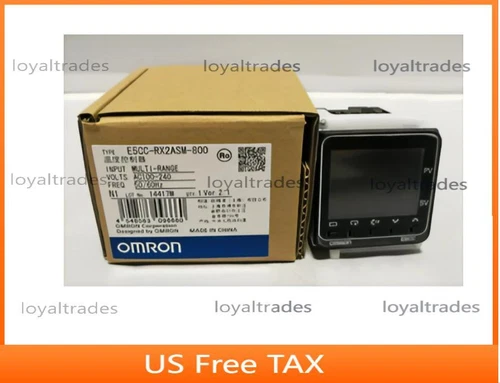 NEW Omron Temperature Controller E5CC-RX2ASM-800 100-240 VAC US Free TAX