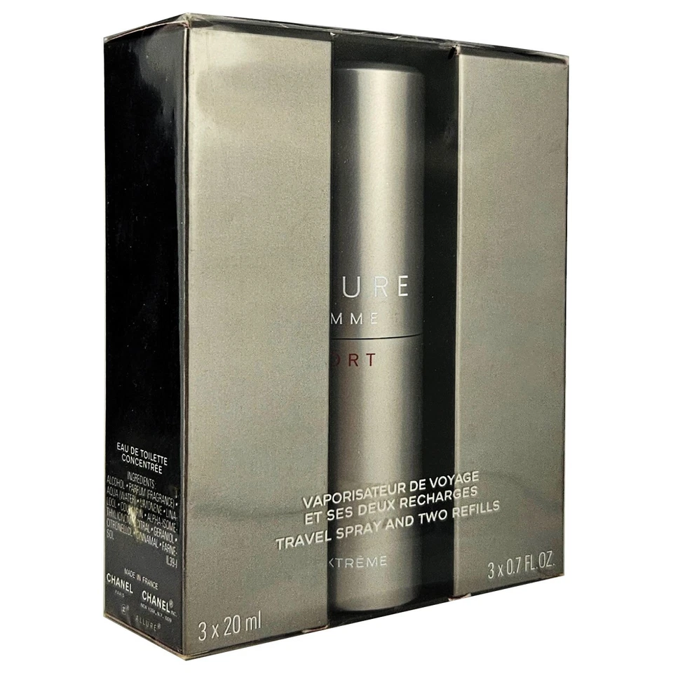 CHANEL Allure Homme Sport Eau Extreme Eau de Parfum 3x 20 ml Travel Spray