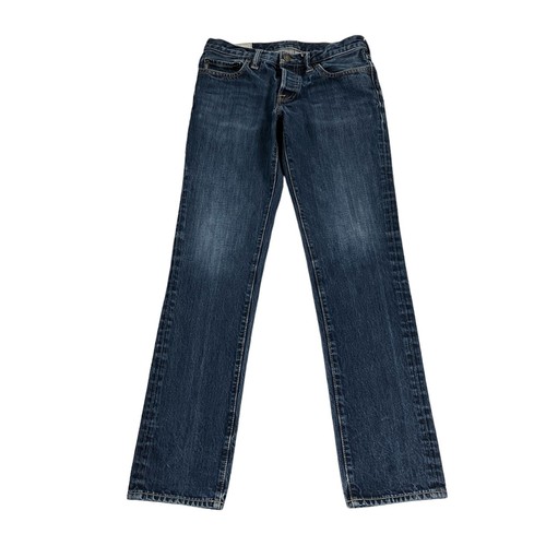 Abercrombie & Fitch Skinny Jeans Mens Size 30 x 32 Low Rise Button Fly - Picture 3 of 12