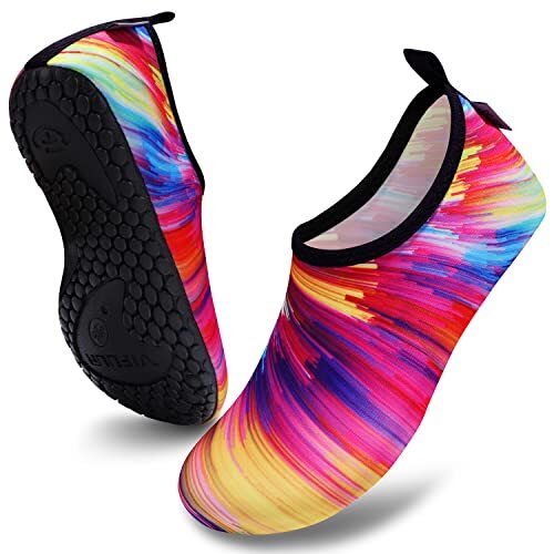 Water Sports Shoes Barefoot Quick-Dry Aqua Yoga 7.5-8.5 Women/6-7 Men Dazzle - Picture 4 of 7