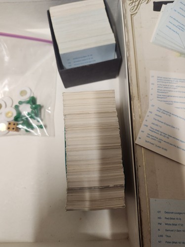 VTG 1985 Bible Trivia Board Game Questions Christian Cadaco Church School Teach - Picture 5 of 7