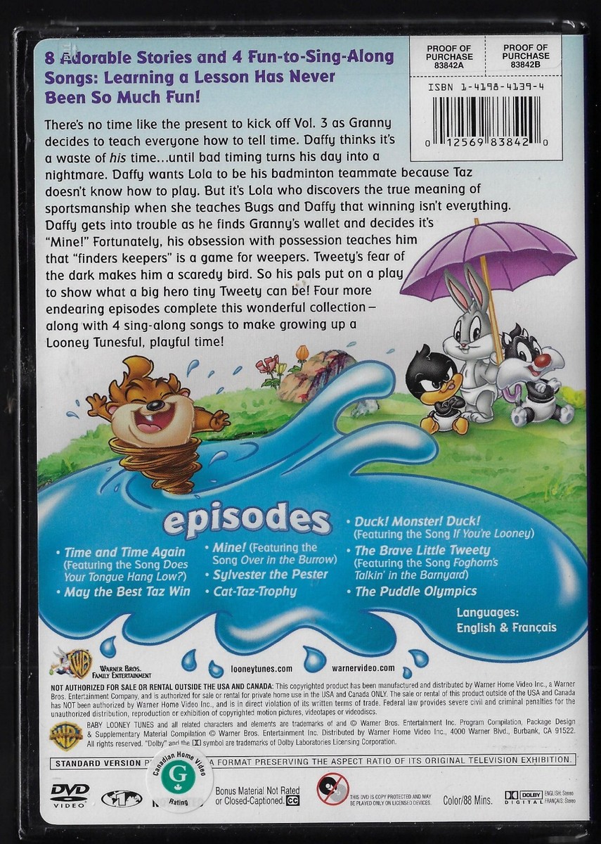 Buy Baby Looney Tunes - Volume 3 (DVD, 2007) online | eBay