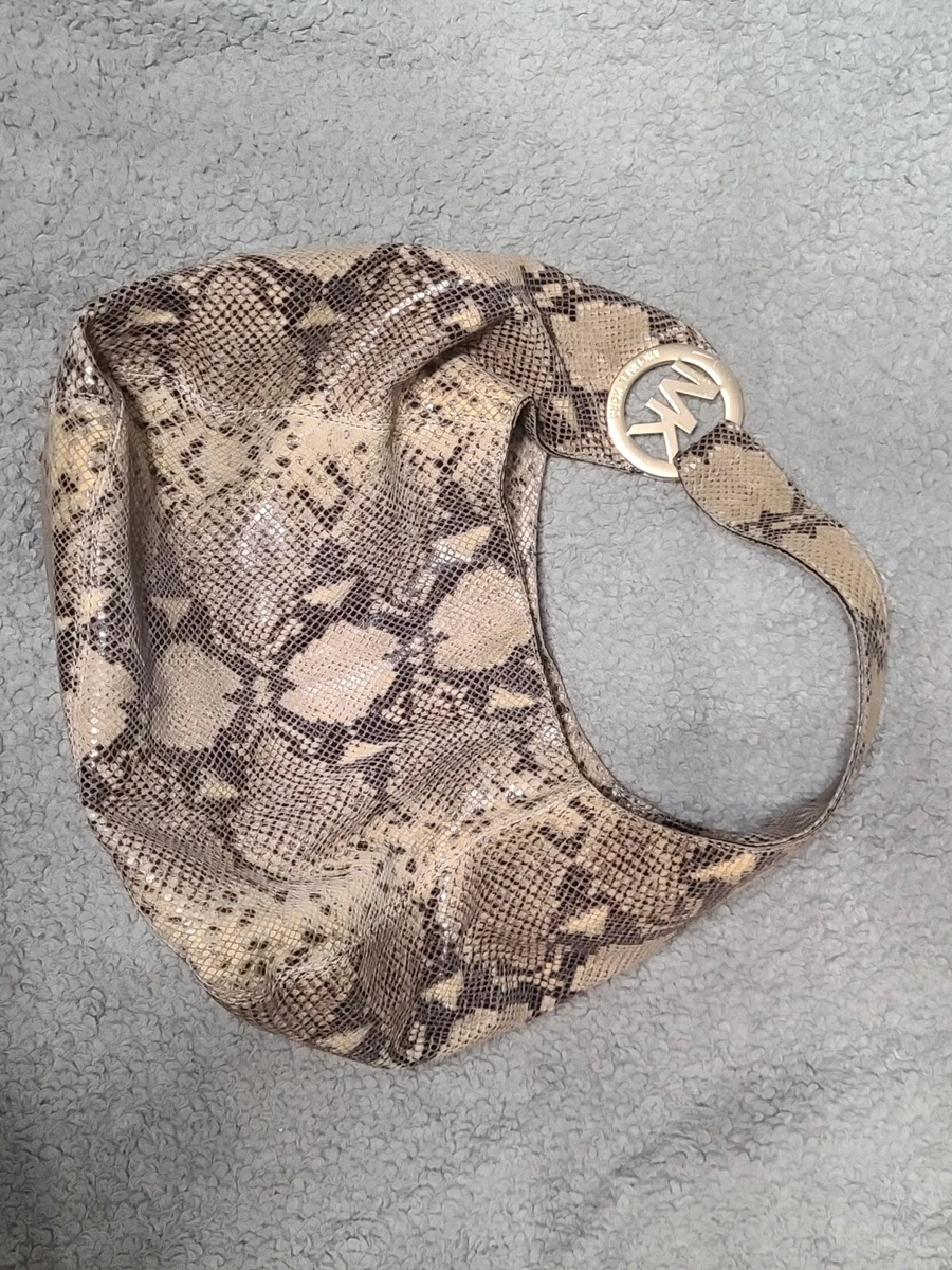 Michael kors best sale python handbag online