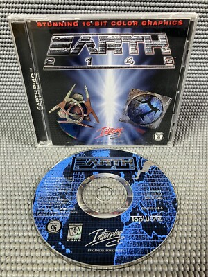 Earth 2140 Vintage PC Game (Win 95, 1997, Interplay)