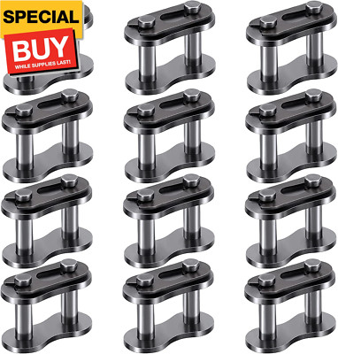 15pcs 40 Roller Chain Connecting Links, Master Connector Link, Heavy Duty Mangan