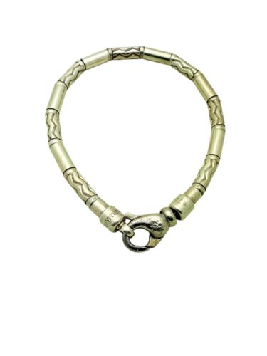 Tiffany & Co. Sterling Silver Aztec Bead Bracelet Germany Bracelet 7.5" - Box - Picture 3 of 7