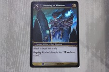 Blessing of Wisdom #64 VERY RARE FOIL / Heroes of Azeroth ENG Warcraft TCG
