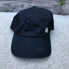 YUPOONG The Classics MU Baseball Hat Men's Black Dad Cap Adjustable
