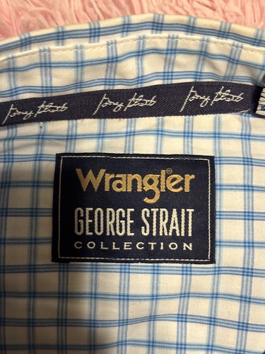 George Strait Cowboy Collection By Wrangler Button Down Hemd L - Bild 3 von 5
