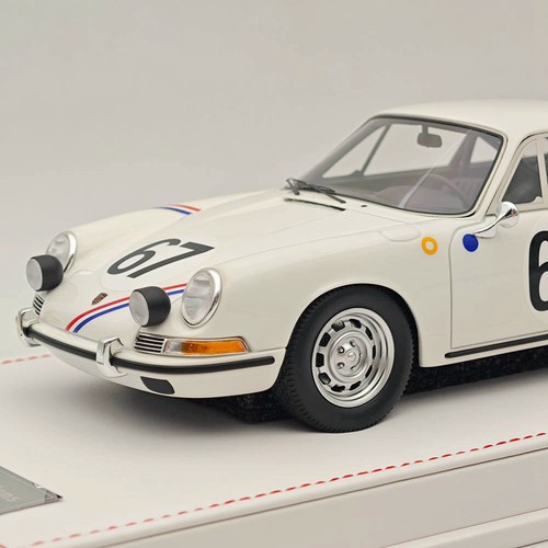 Ivy Merit 1/18 Porsche 911s 1967 Le Mans Blanco #67 Resina Colección Alta Calidad - Imagen 8 de 8