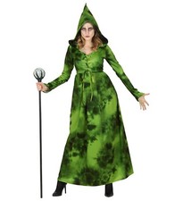 Halloween - Forest Witch , Hooded Green