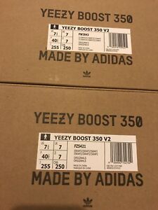 Original Adidas Yeezy Boost 350 Empty 