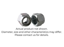 1-3/4-5 Nylon Insert Lock Nut, NU, Zinc, Box of 4