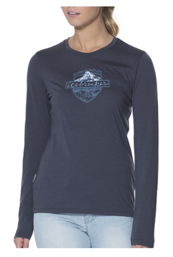 ICEBREAKER Womens TechLite Crewe Alpine - 150g/m2 - Long Sleeve - Remaining Sizes XS&S - Picture 4 of 4