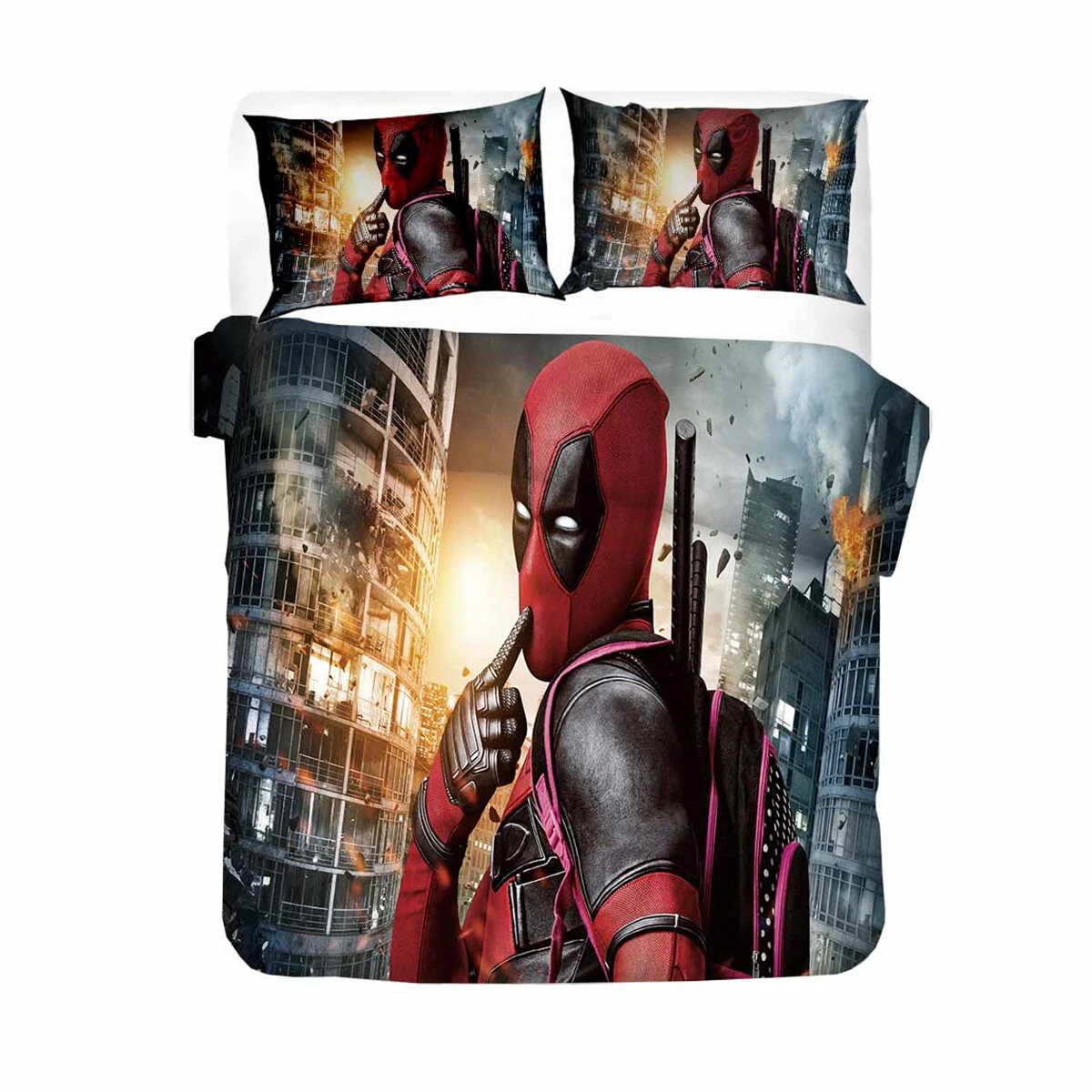 DeadPool Bedding Set, Bedroom Decoration