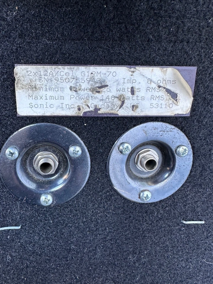 Gabinete 2x12 SONIC con altavoces Celestion G12M-70 Foto 2 de 4