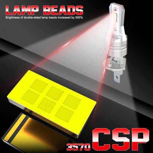 2x H1 6000k White LED Headlight Bulb Conversion Hi-Low Beam For Ford Focus 2014 - Picture 6 of 9