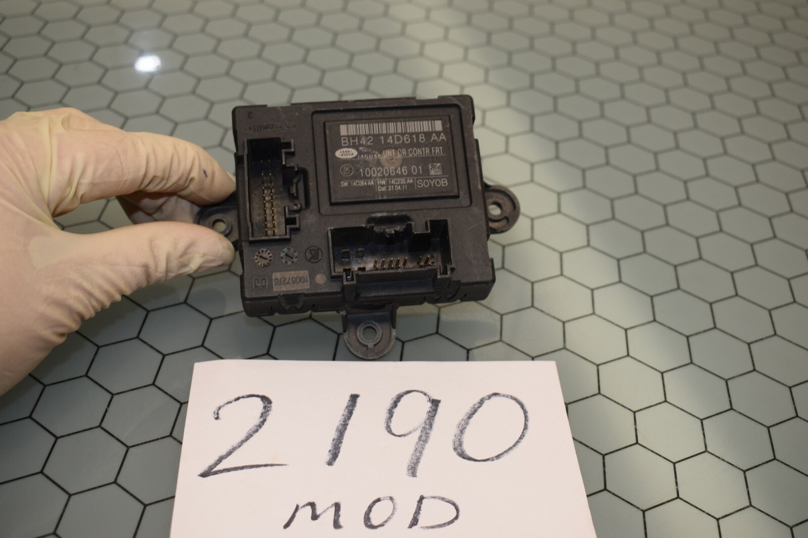 2011 2012 2013 Jaguar XF XJ Left Front Door Control Module Computer #2190-MOD 