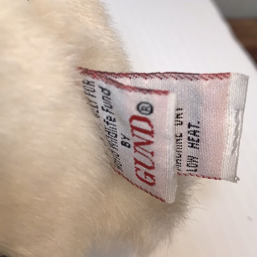 Animales salvajes realistas bebés peluches animales lobo nutria panda - Imagen 13 de 15