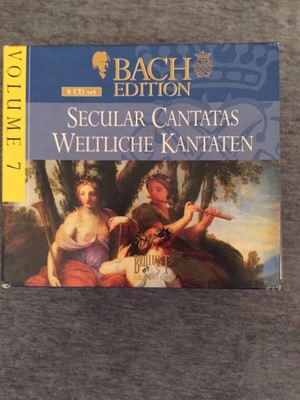 Bach edition: Secular Cantatas; VOL 7, 8 CD BOX SET