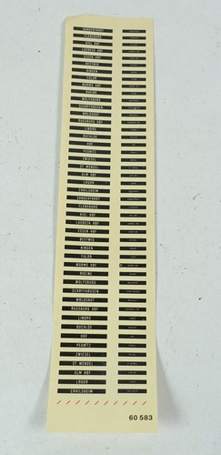 Märklin 60583 Schiebebildsatz SET H0 Schiebe Bilder für Märklin 3676 37761 37762 | Zustand: Gebraucht