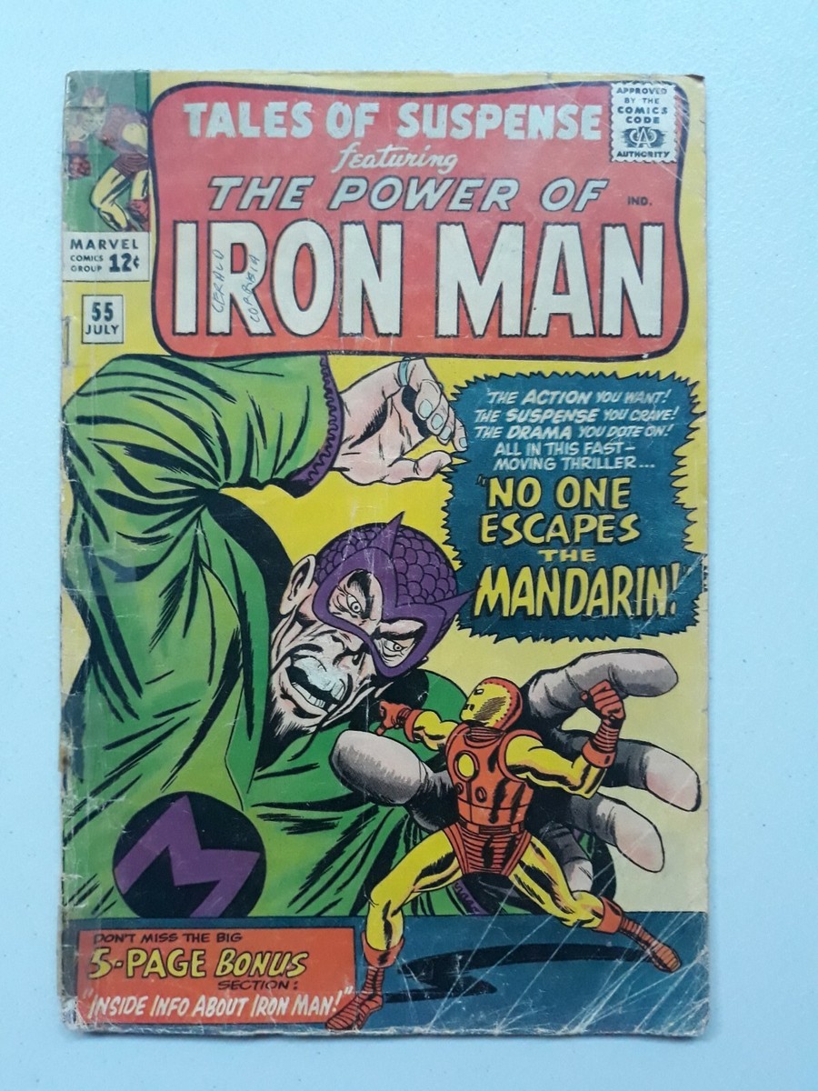 Tales of Suspense 55 Marvel Comics 1964 Mandarin, Iron Man MCU | eBay