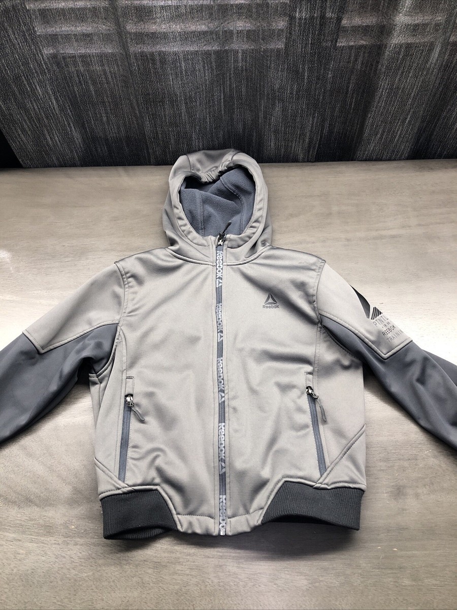 Reebok Apparel Reebok Hoodie Jacket Reebok Boys M 10/12 Gray
