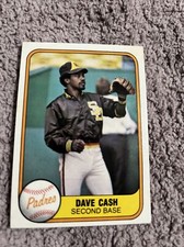 1981 Fleer San Diego Padres Baseball Card #492 Dave Cash