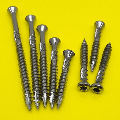 TERRASSENSCHRAUBEN EDELSTAHL C1 TERRASSENBAUSCHRAUBEN DIELENSCHRAUBE TX ROSTFREI - Bild 3 von 5