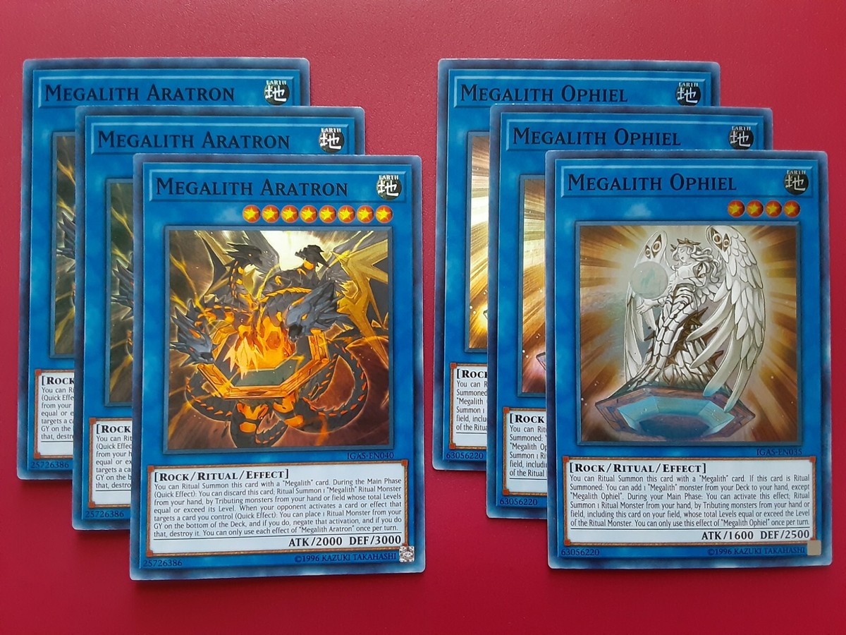 Yugioh Megalith Deck 40 Card Ritual Bethor Phul Ophiel Phaleg Tournament  Ready