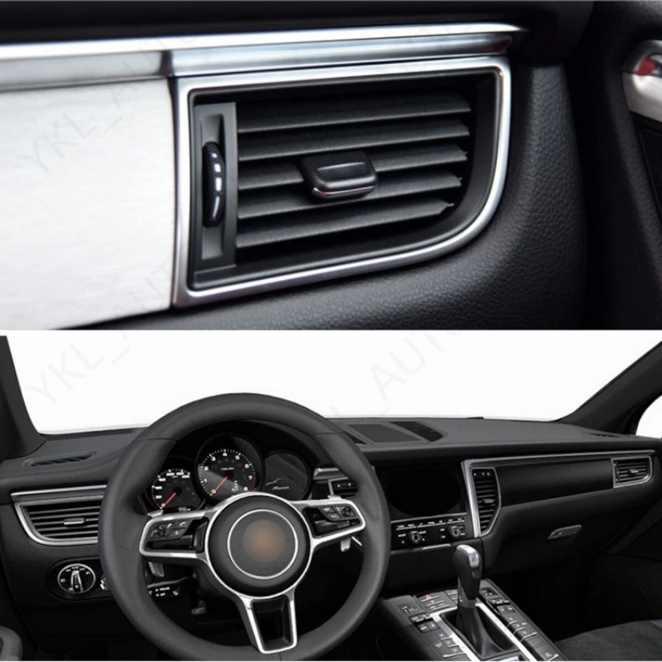 4X Front A/C Conditioner Air Vent Outlet Tab Clip For Porsche Macan 2014-2017​ Foto 3 de 4