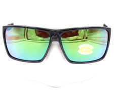 New Costa Del Mar RINCON 11 Shiny Black Green 580P Sunglasses 06S9018 90181263
