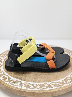 Teva Mens Original Universal Sport Sandals Size 12 Rainbow Black 1004006