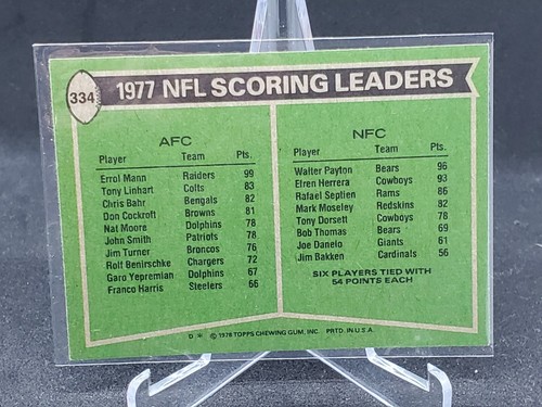 1978 Topps Football - Choose Your Card - Part 1 - Picture 196 of 208