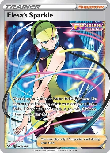 Elesa's Sparkle 260/264 Swsh08: Fusion Strike