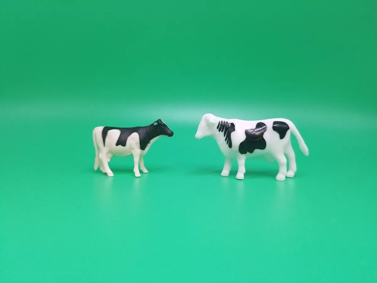 Vintage Dairy Cow Animal Toy Mini