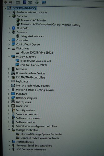 Estación de trabajo Dell Precision 7540 15,6" FHD i5-9400H 2,5 GHz 16 GB 256 GB Quadro T1000 - Imagen 13 de 24