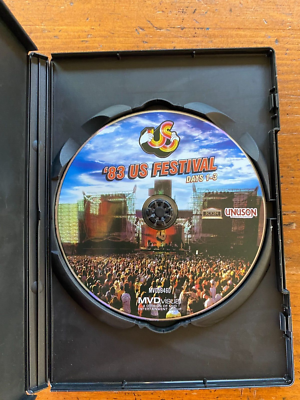 all region 83 US Festival Days 1-3 DVD The Clash•U2•Judas Priest