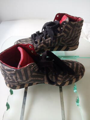 Gucci GG Caleido Canvas High-Top Sneaker Mens sz Eu 7.5 US 8.5