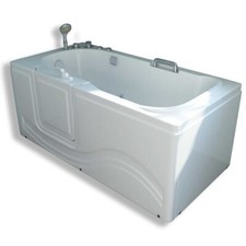 Whirlpool tub with left door 153 x 76 cm – Dolly