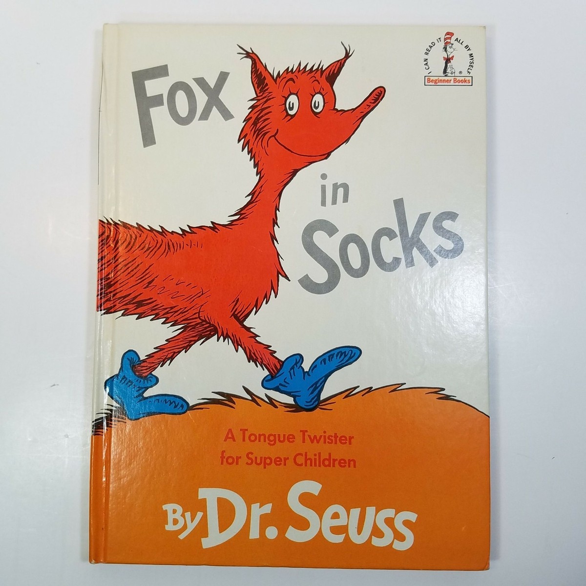 Fox in Socks Dr Seuss First Edition Hardcover Unclipped Jacket