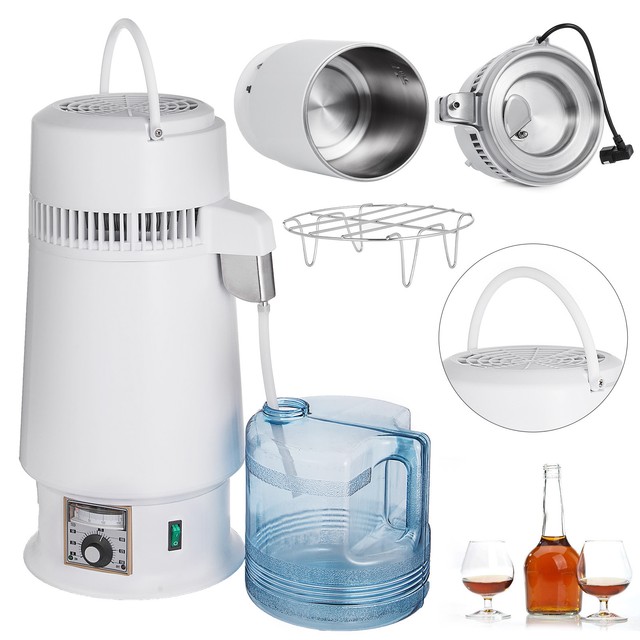 4l Easy Electric Countertop Alcohol Distiller Moonshine Whiskey
