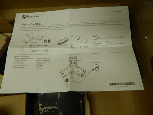 Polycom 2200-66700-025 Real Presence TRIO 8500 Conference VoIP Phone NEW - Afbeelding 5 van 5