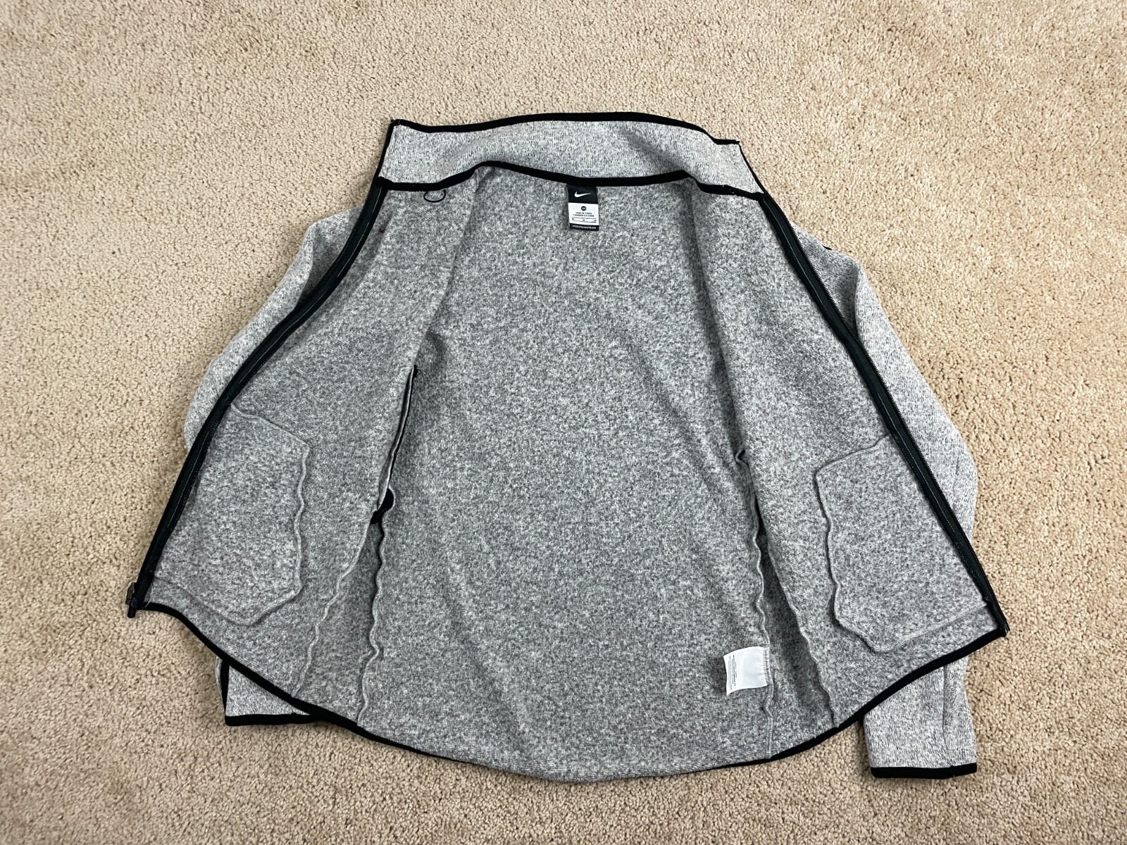 Nike Basic Jacket Mens Medium Full Zip Collared T… - image 2