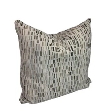 Throw Pillow Waterfowl Fill Accent 21 x 21 Inches Textured Neutral Tones