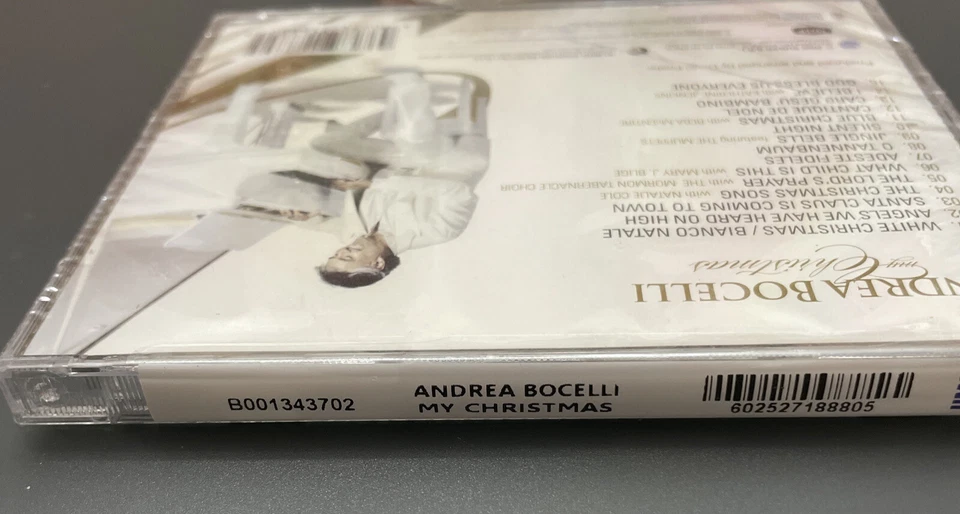 ANDREA BOCELLI MY CHRISTMAS 15 Classics w Mormon Tabernacle Choir CRACKED CASE!! Foto 3 de 4
