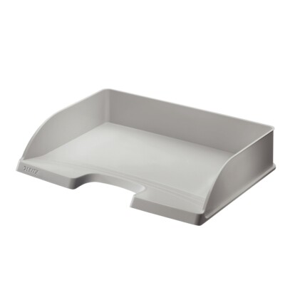 1 Briefablage A4 quer grau STANDARD PLUS Ablagekorb Briefkorb Leitz