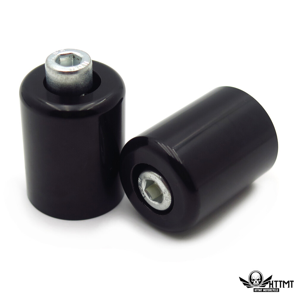 銀製　盃 Black Bar Ends Handlebar For 95-12 Kawasaki Ninja ZX6R/06-07